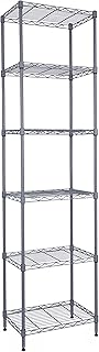 GIOTORENT 6-Tier Storage Shelves Standing She...,
