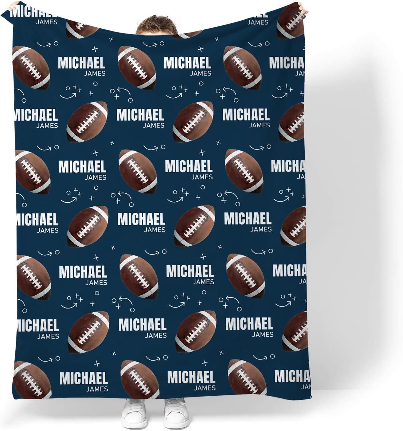 Personalized Baby Blankets with Name, Custom Baby Blanket