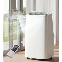 AKIRES 14000 BTU Portable Air Conditioners, Cools Up To 500 sq.ft, Portable AC Unit With Cool,Fan & Dehumidifier,Remote Control,24H Timer,Sleep Mode,Portable AC for Bedroom Living Use
