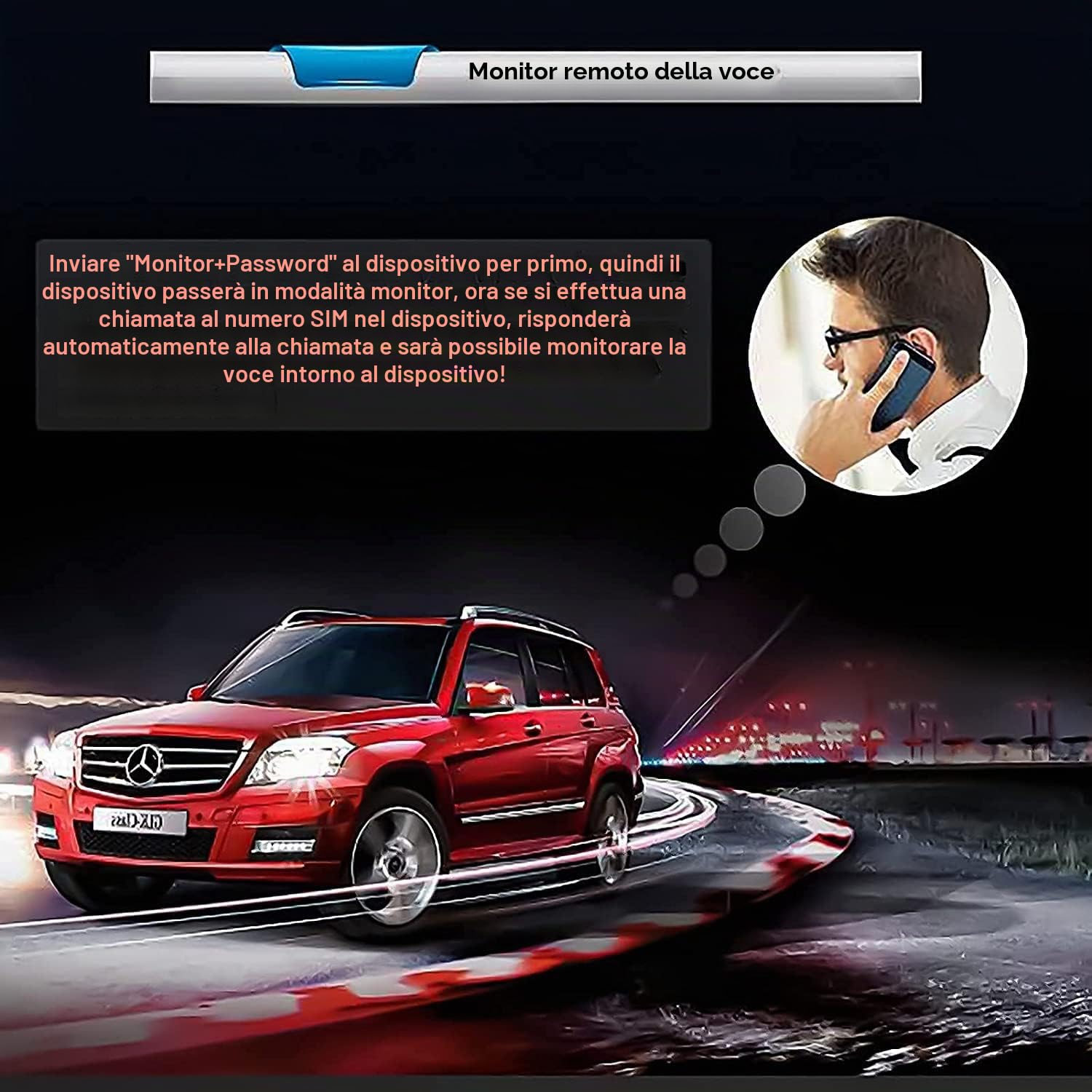 Localizzatore GPS per Auto Senza Abbonamento con APP GPS Tracker 120 Giorni Standby Impermeabile Magnete Potente e Batteria da 10000mAh con Geo-fence Smart Alarm TK915