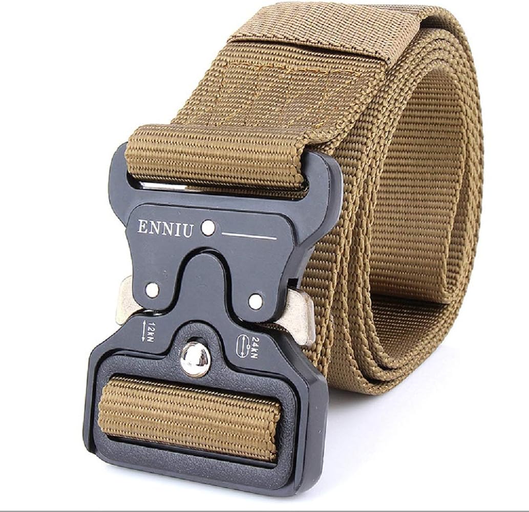 Amazon | ENNIUタクティカルベルトヘビーデューティウェビングベルト