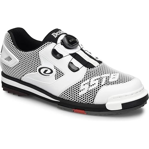 Dexter Mens Bowlng ShoeDexter Mens SST 8 Power Frame BOA Bowling Shoes - - WideWhite/Black 11.5 W US