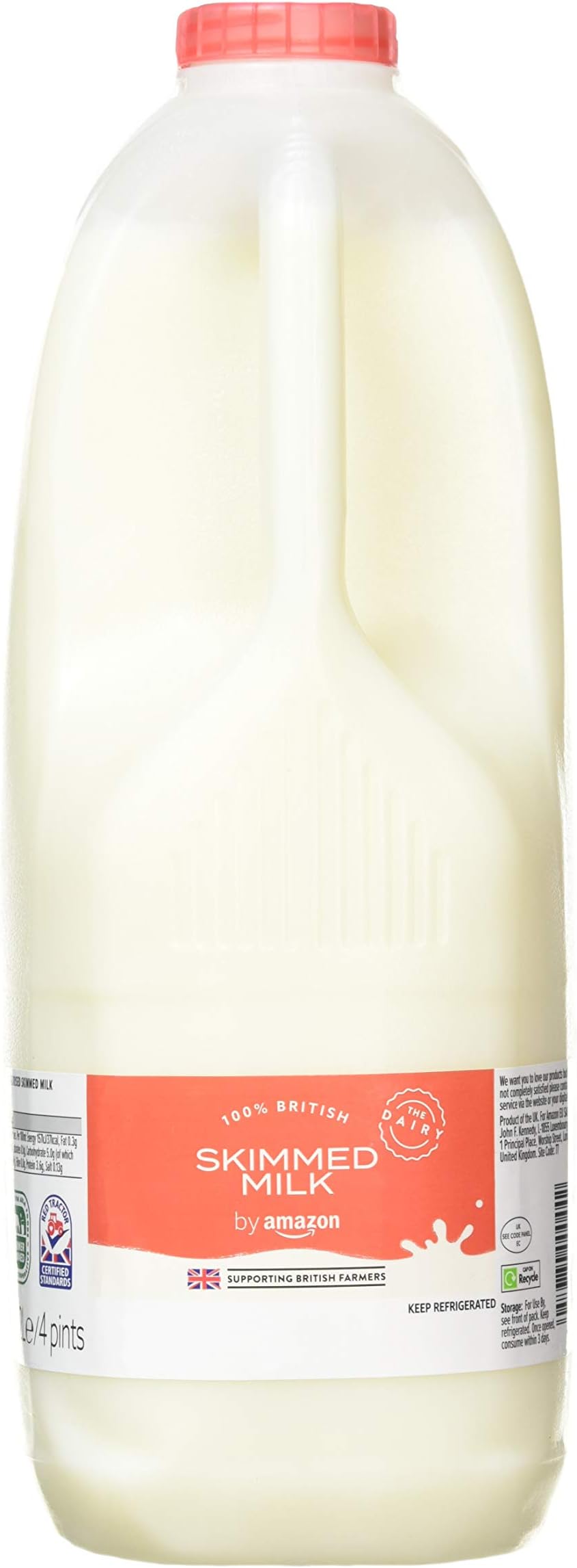 British Skimmed Milk, 4 Pints, 2.272L