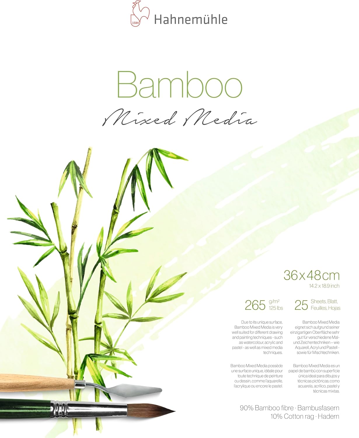 Hahnemuhle Bamboo Mixed Media Pad 14X19 Inche