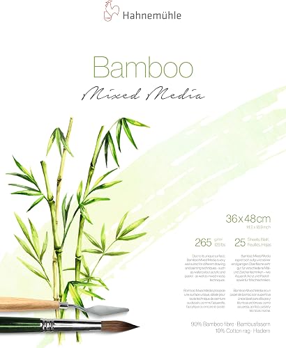 Hahnemühle Bamboo 265gsm, 36x48cm Pad, 25 Sheets