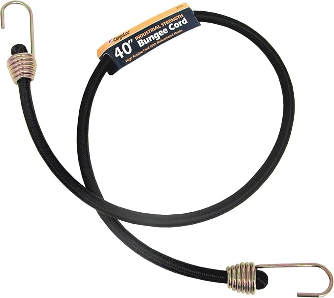 CargoLoc 32443 Industrial Bungee Cords with Dichromate Steel Hooks, 40