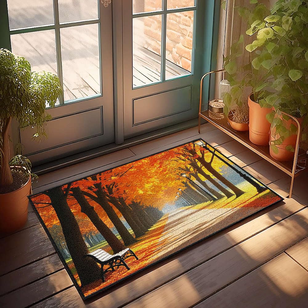 Tapis de bain antidérapant durable chenille à séchage rapide