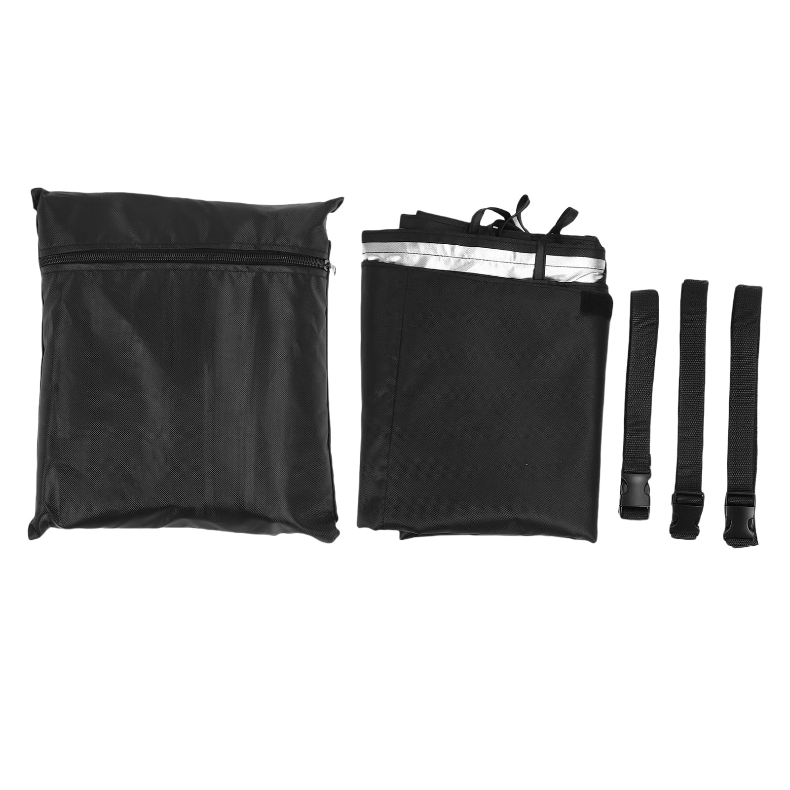 Bâche Solaire pour Piscine, Bâche Oxford Imperméable, Inclut Sac de Rangement et Sangles de Fixation, Protection pour Piscine Enterrée Et Hors-Sol