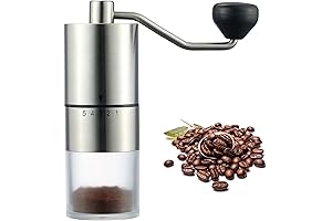 JavaPresse Manual Coffee Grinder: Conical Burr Precision for Perfect At-Home Espresso