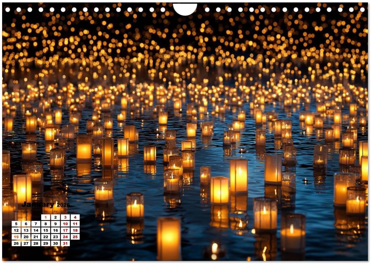 Just a light away, US-Version (Wall Calendar 2026 DIN A4 Landscape), CALVENDO 12 Month Wall Calendar