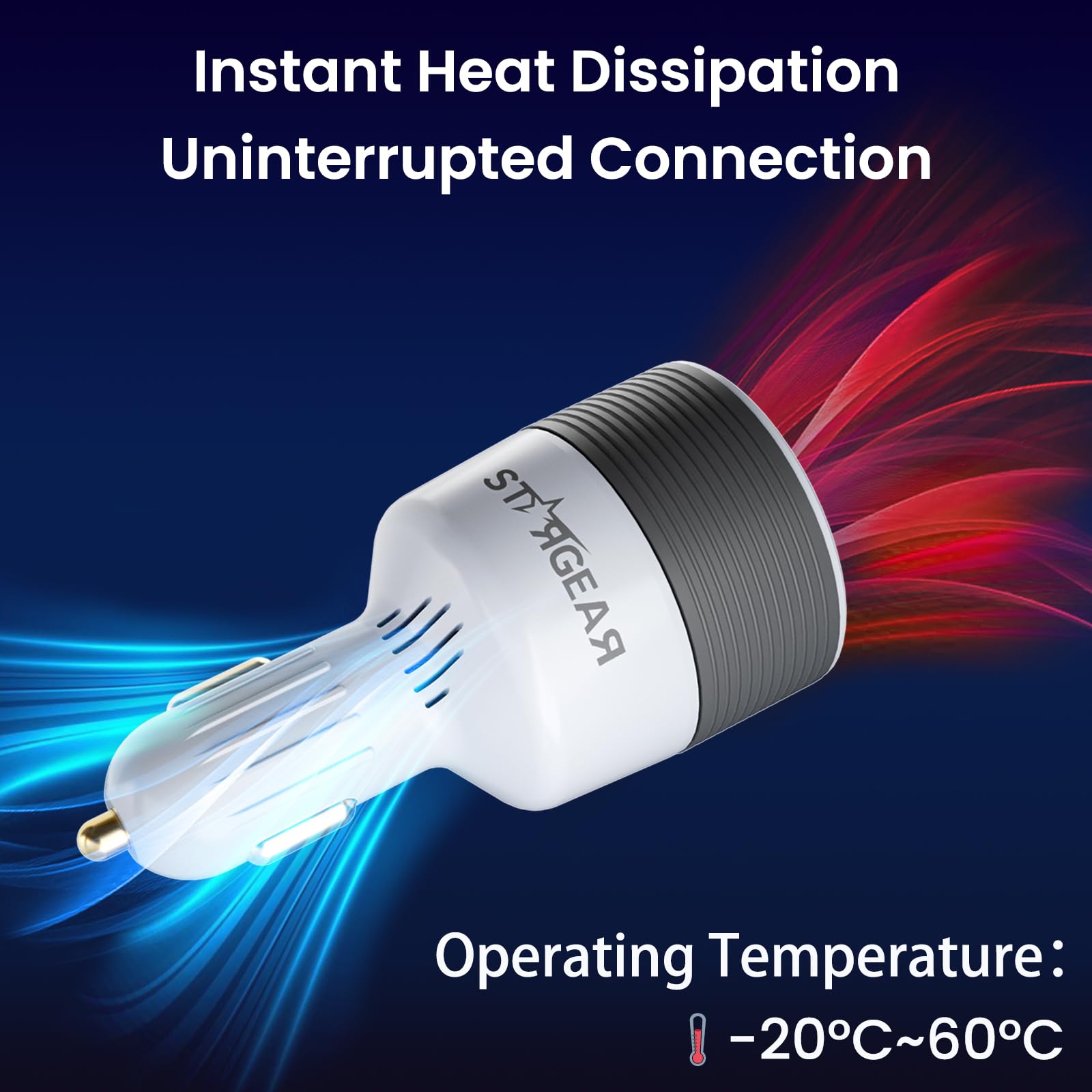 Starlink, mini adattatore per auto da 12 V a 24 V CC, convertitore step up con adattatore per accendisigari da 60 W, adattatori Starlink mini 12 V, supporta 16 AWG 30 m, ideale per camper