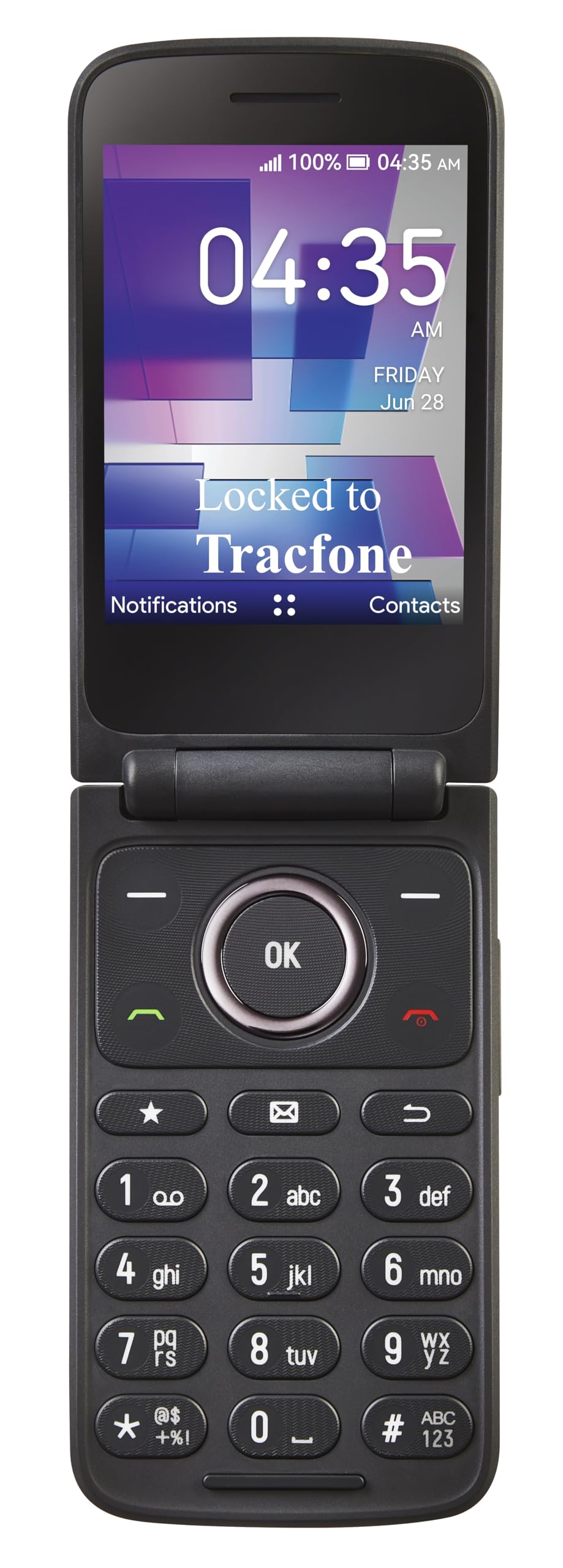 TracFoneTCL FLIP 3, 16GB, Prepaid Smartphone, Stone Gray, 5MP Video Capable Camera, Locked