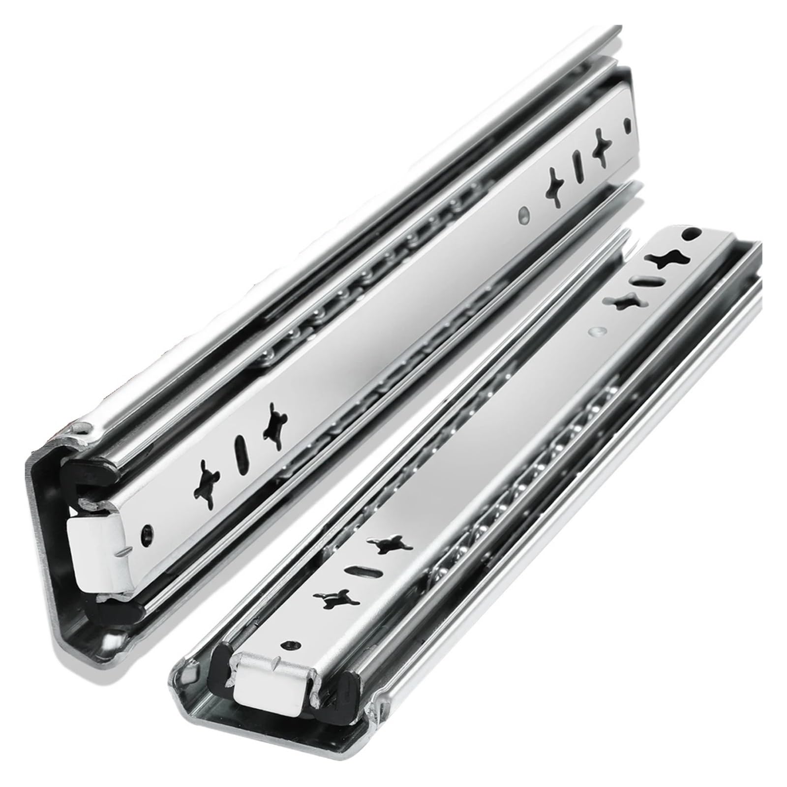 Drawer Slides，1 Pair Slide Rail Heavy Duty Runners 250mm 300m 350mm 400mm 450m 500mm 550mm 600mm 700mm 800mm 900mm 1000m Slides(No Lock,58inch(1450mm))(No Lock,16inch(400mm))