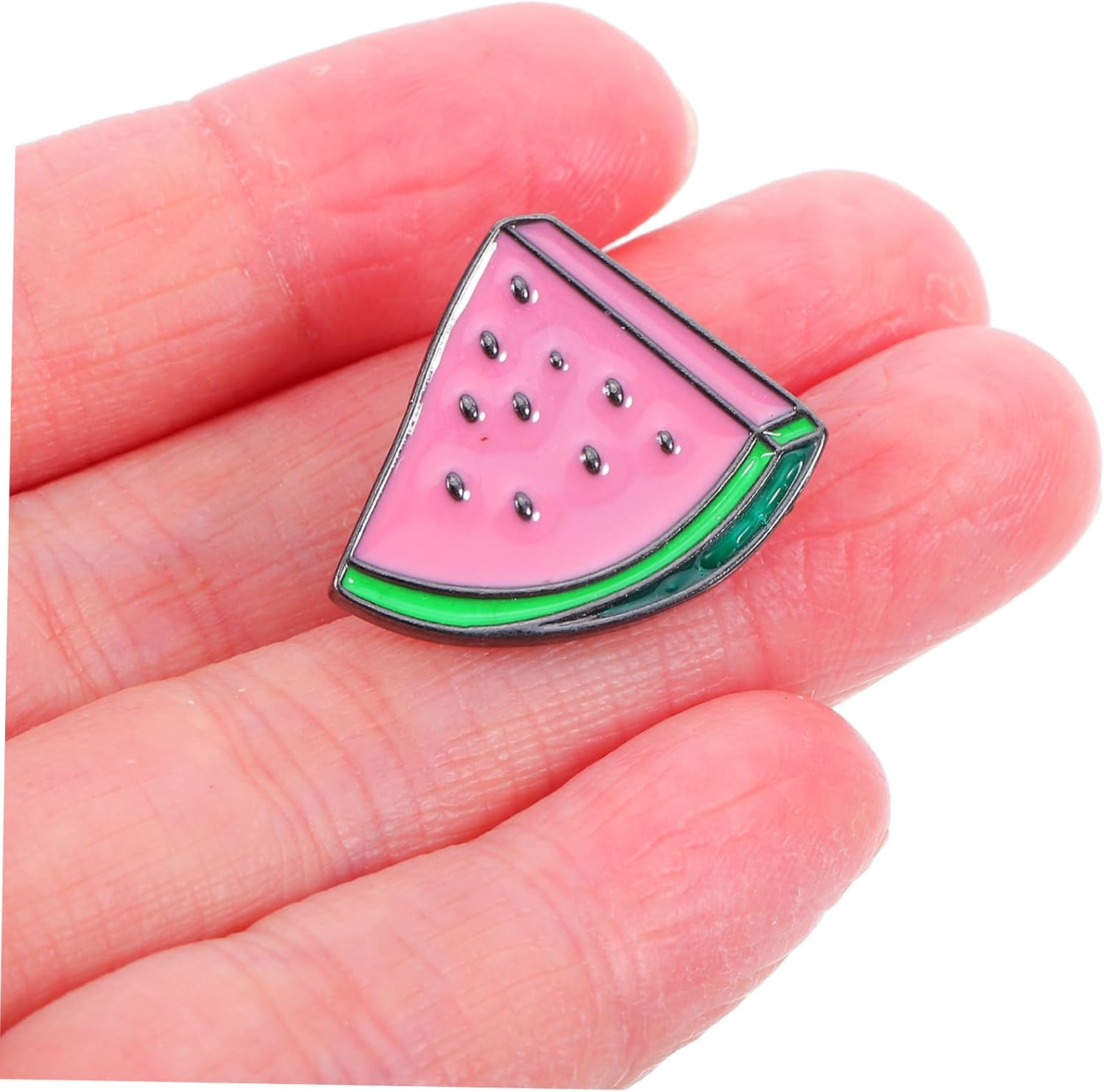 ULTECHNOVO Alloy Watermelon Brooch Pin Cute Watermelon Shaped Lapel Pin for Bags and Clothing Stylish Accessory for Women and Girls