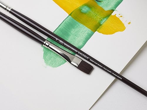 Miniatura 4 de Winsor & Newton Galeria - Juego de pinceles acrílicos, mango largo, paquete de 5