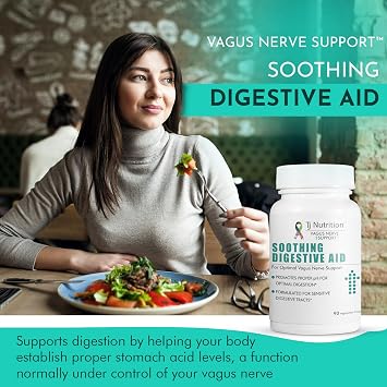 Digestive Health Support - Soothing Digestive Aid with Vagus Nerve SupportTM for Optimal pH and Enhanced Digestion Comfort