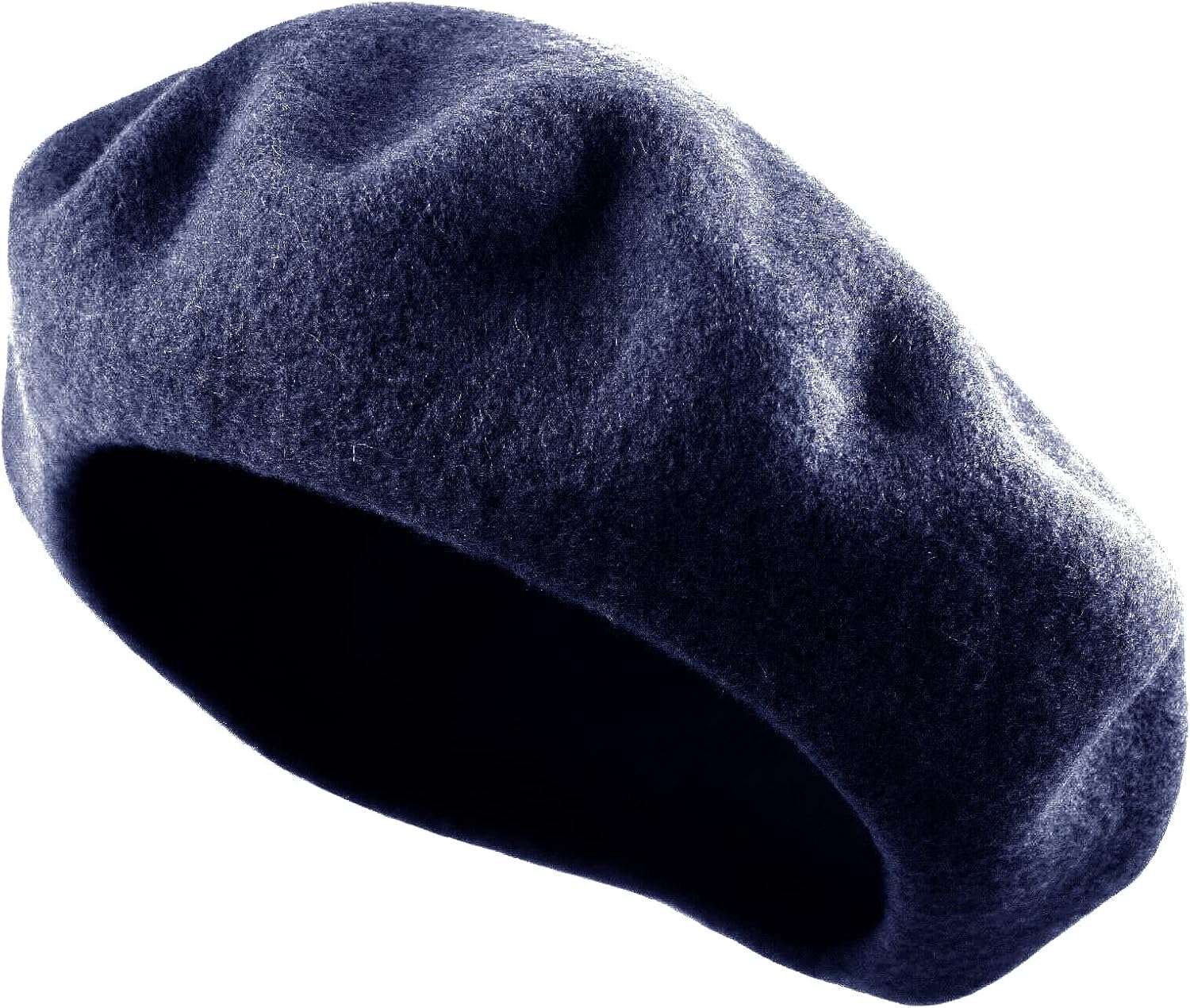 Women's French Beret Hat Solid Color Plain Wool Classic Traditional Artist Cap