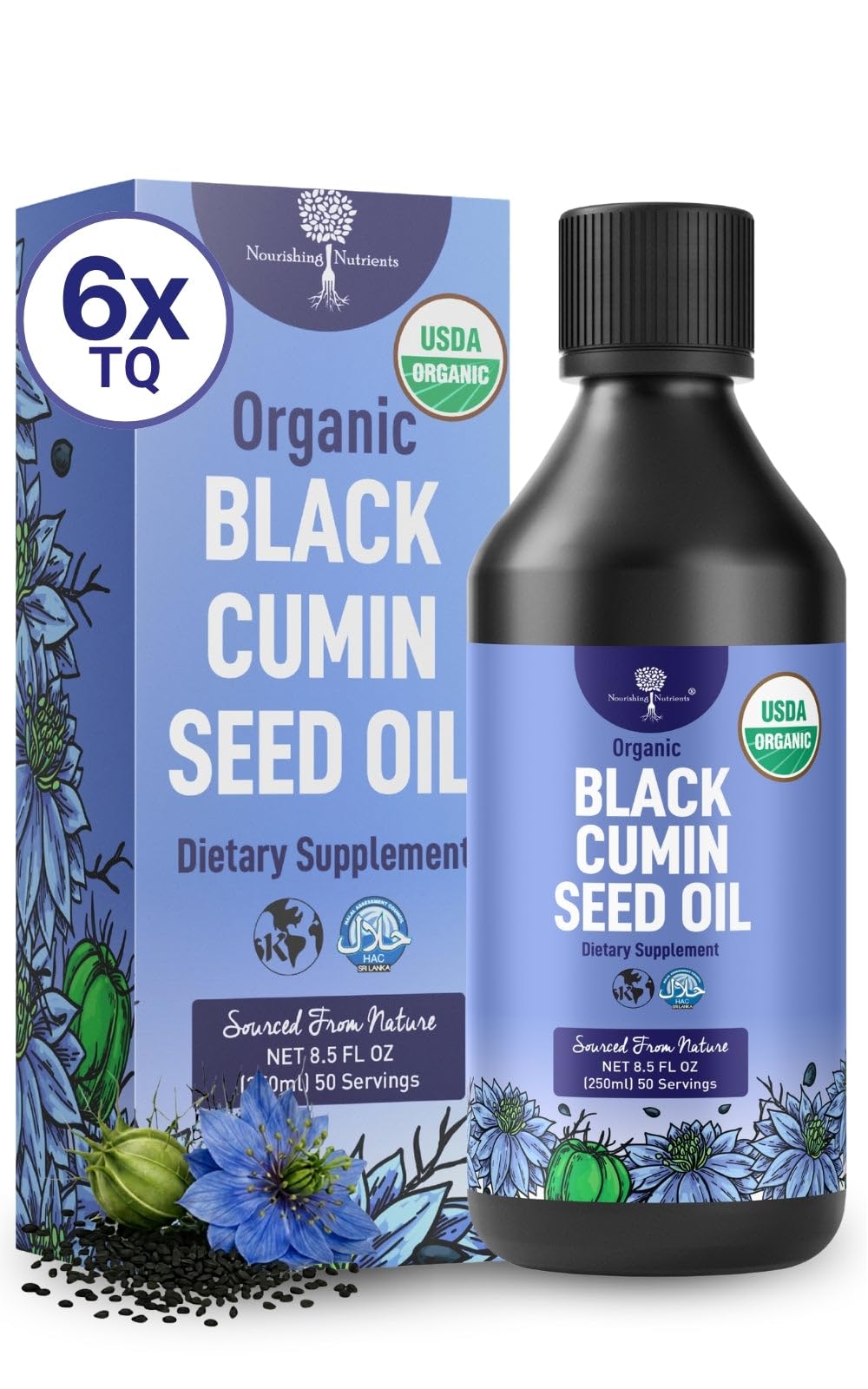 Organic Black Cumin Seed Oil 4% TQ