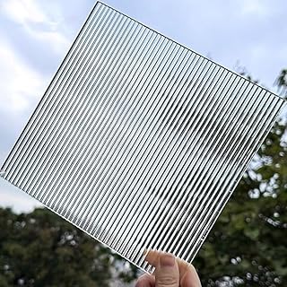 12'' Clear Acrylic Texture Background Sheet,2 PackTransparent Acrylic St...