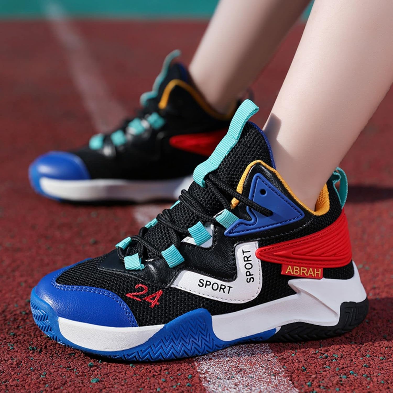 Anti Slip and wear-Resistant Sports Children's Basketball Shoes