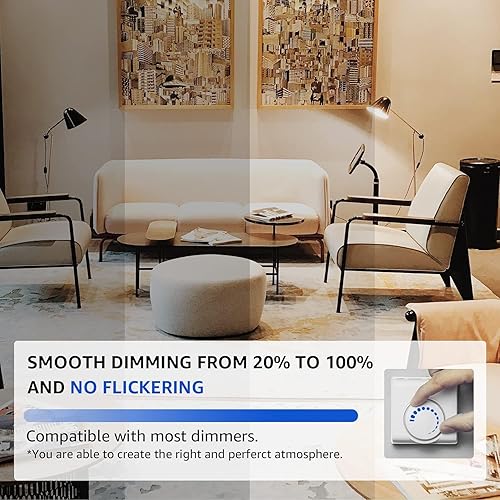 Miniatura 5 de MASTERY MART Bombillas LED GU10 regulables, bombilla LED Mr16, bombillas halógenas de 50 vatios equivalentes a 2700 K, blanco suave de 5.5 W,