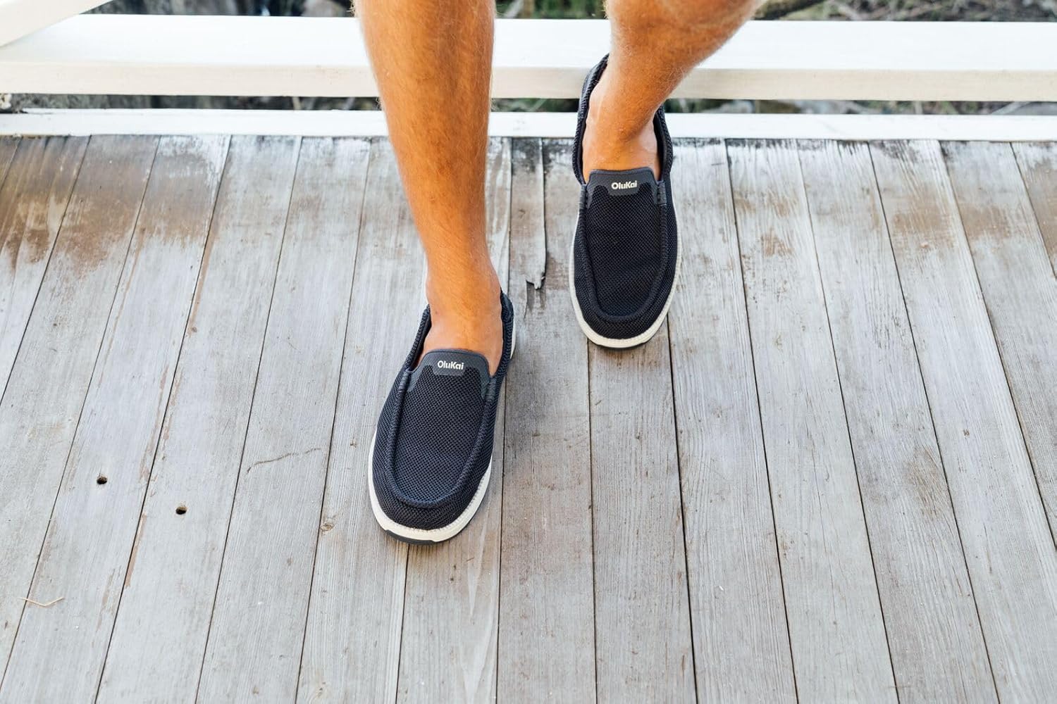 OLUKAI Kakaha Mesh Men's Mesh Slip-On Shoes, Lightweight & Versatile Everyday Shoe, All-Day Wear & Comfortable Fit - Image 2