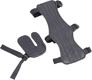 Parabraccio In Cuoio Per Tiro Con Arco - Protezione Avambraccio Destra E Sinistra - Foto 7