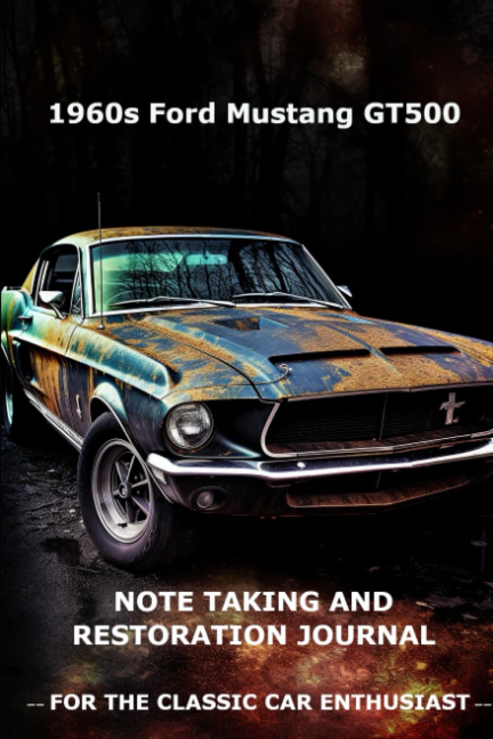 Independently published 1960's Ford Mustang GT500 Note Taking And Restoration Journal For The Classic Car Enthusiast