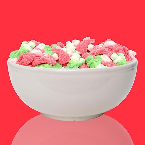 Miniatura 3 de Needzo Bolsas de gomitas navideñas de caramelos navideños, calcomanía de remolino incluida, 4.5 onzas, (paquete de 3) (muñeco de nieve)