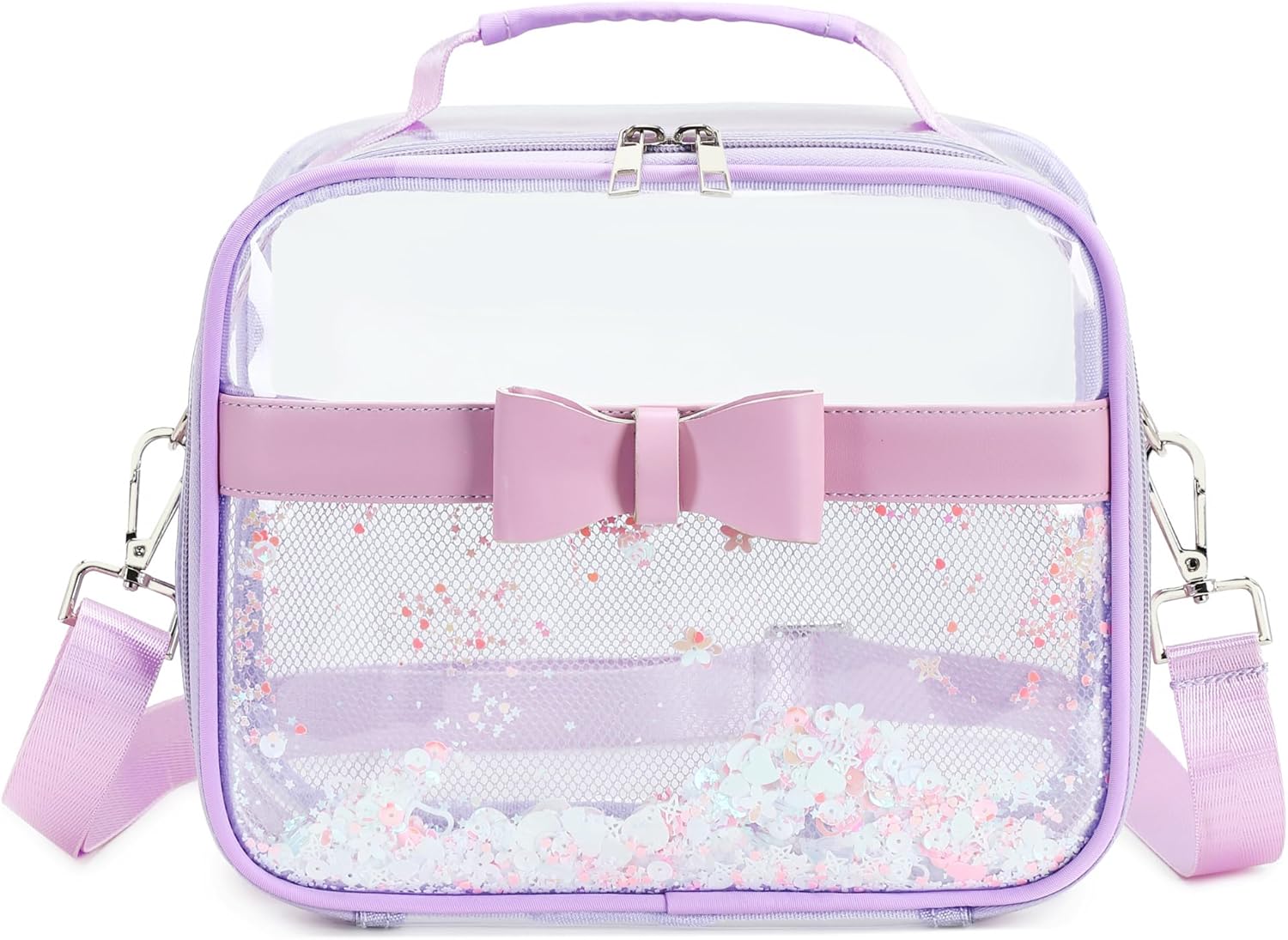 Clear Purses for Women Stadium Approved Clear Bags Small Crossbody Bag Handbags Transparent Tote Bag Wallet Pouch