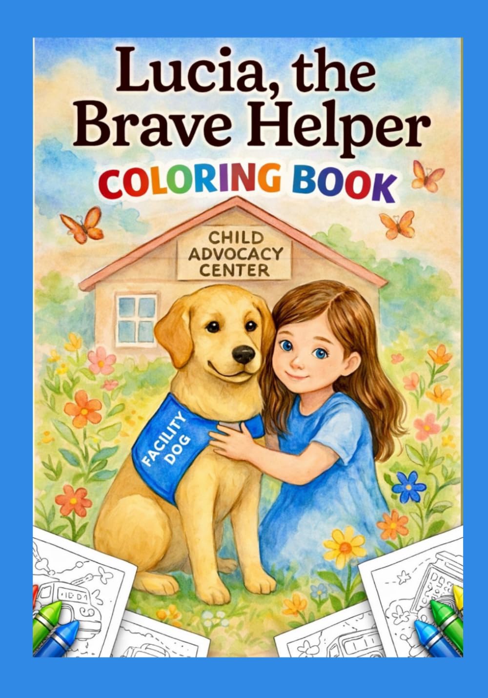 Lucia, the Brave Helper: Coloring Book