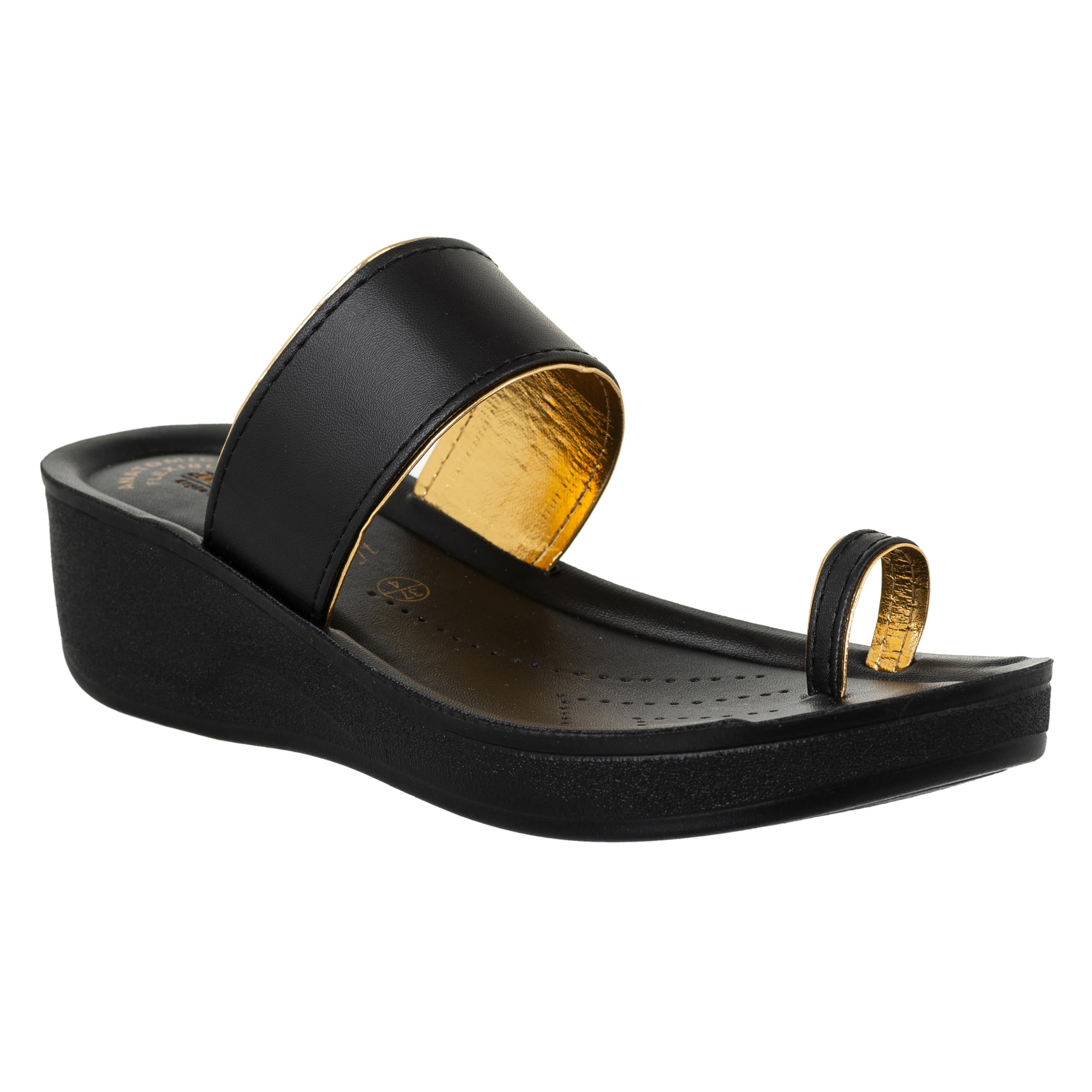aerowalk Stylish Fashion Slipper for Women | Comfortable| Lightweight | Anti Skid | Casual Office Footwear (ATB1)-picture-50