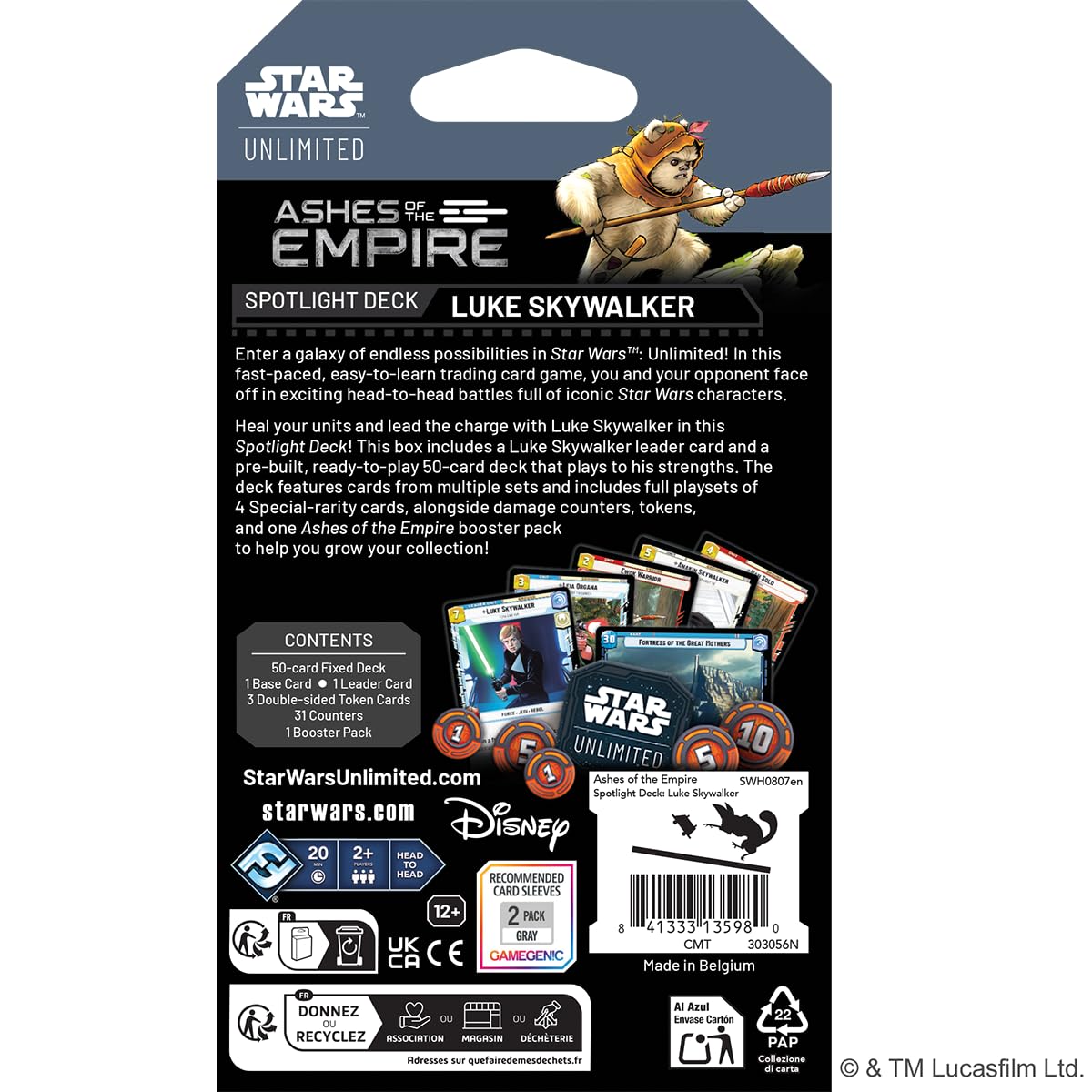 Asmodee, Star Wars: Unlimited Trading Card Game – Ashes of the Empire