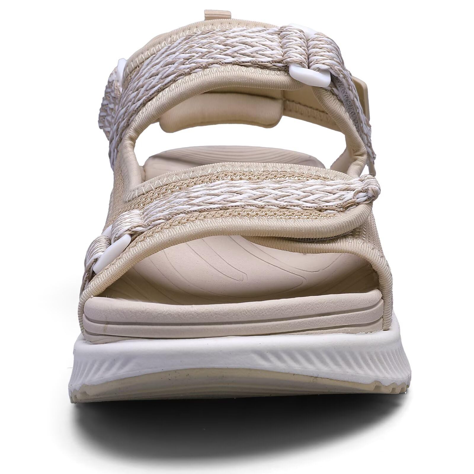 WateLves Sandales orthopédiques larges pour femmes diabétiques pour l'été, la marche, la randonnée, l'eau - Sandales d'extérieur avec sangle réglable - Confortable - Soutien de la voûte plantaire