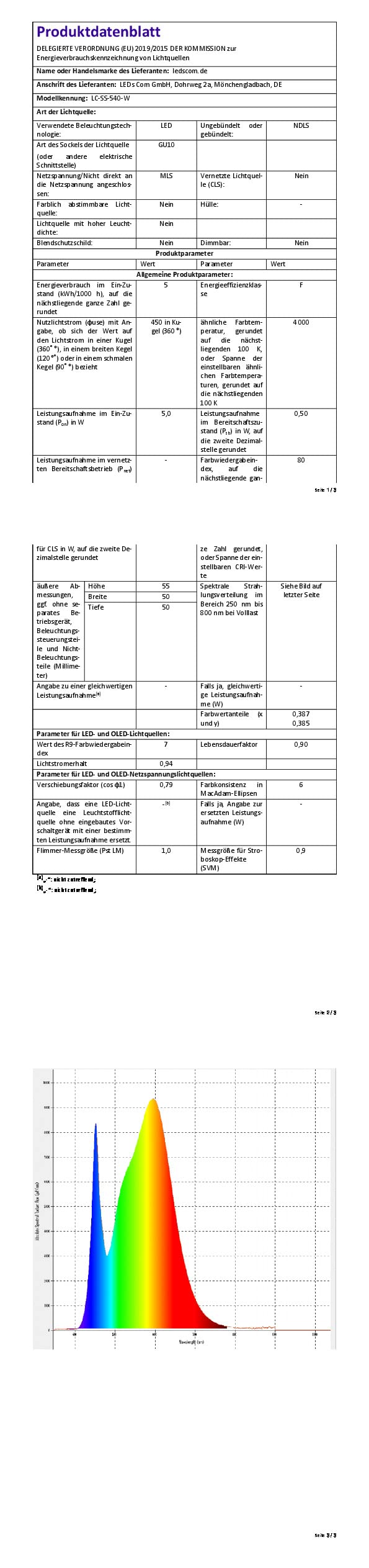 ledscom.de 2x GU10 lámpara de pinza KLUK con cuello de cisne, negro incl. GU10, blanco, 4.888W, 450lm