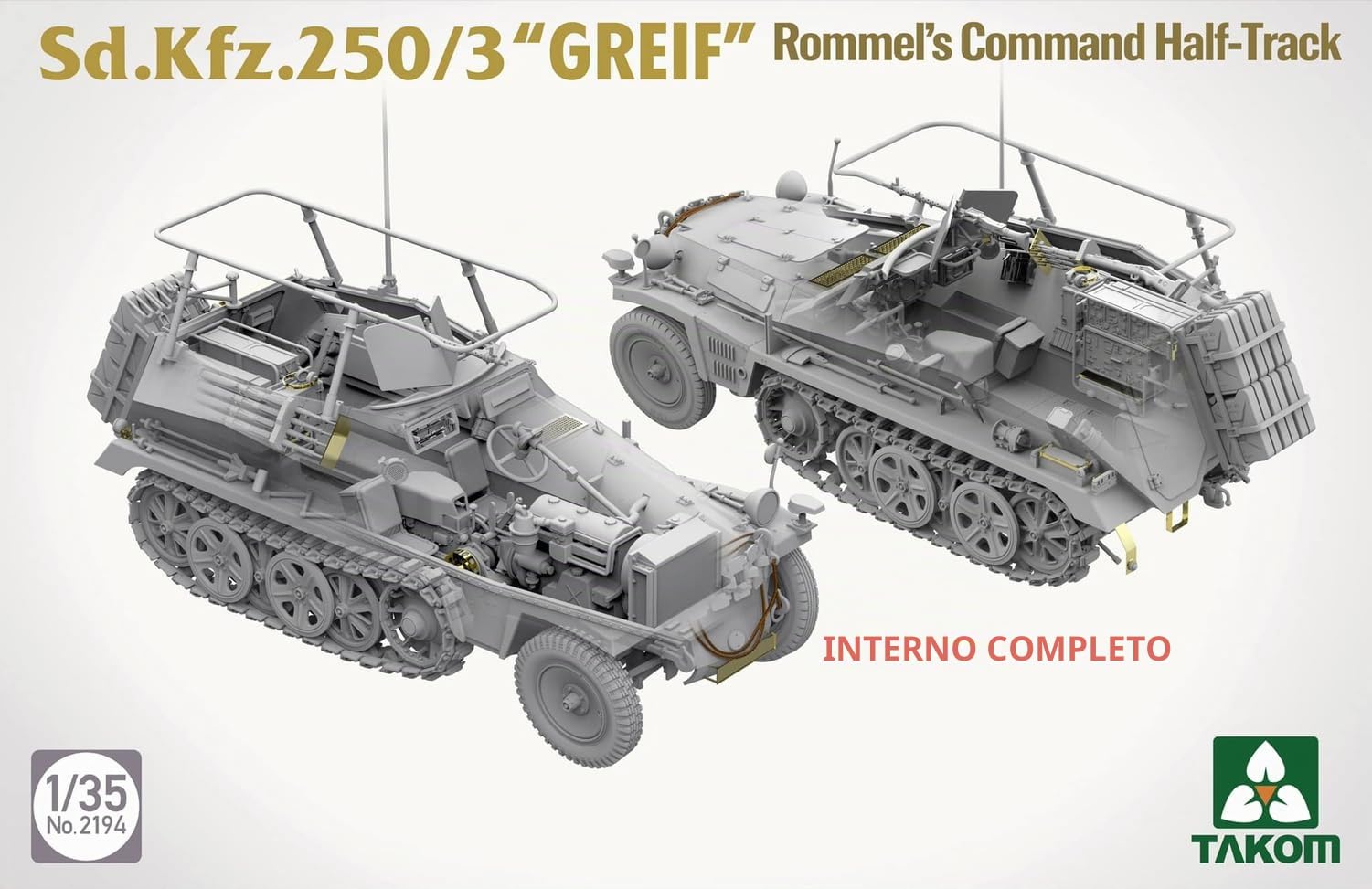 Takom model - sd.kfz.250/3 greif 1/35 - takom 2194
