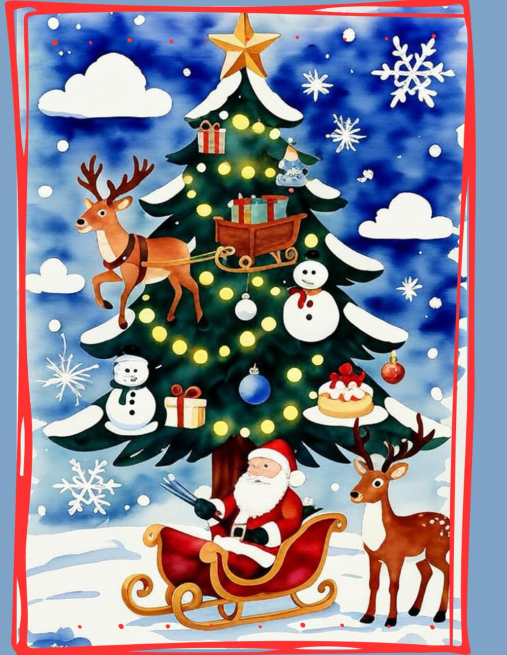 Merry Christmas Coloring Pages for Kids