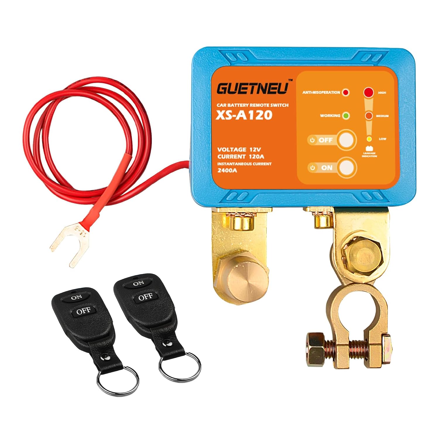 GUETNEU Car Battery Remote Control Switch Wireless Remote