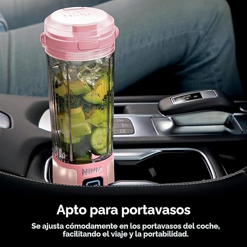Miniatura 4 de Ninja Blast - Licuadora portátil, inalámbrica, recipiente de 18 onzas, licuadora personal para batidos y licuados, sin BPA, tapa a prueba de fugas y