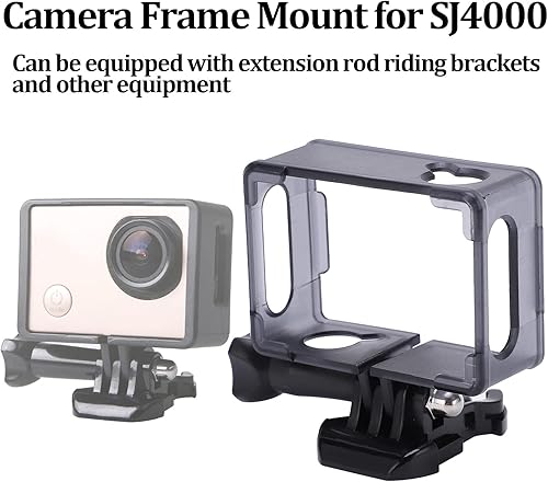 Miniatura 3 de Marco de cámara, carcasa de cámara de deportes de acción, soporte de marco de jaula de montaje, accesorio de fotografía, para SJ4000