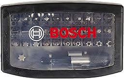 Bosch Professional 32-Piece Extra Hard Screwdriver Bit Sets (PH, PZ, T, TH, S, HEX-Bit, Accessories for Drills and Screwdrivers)