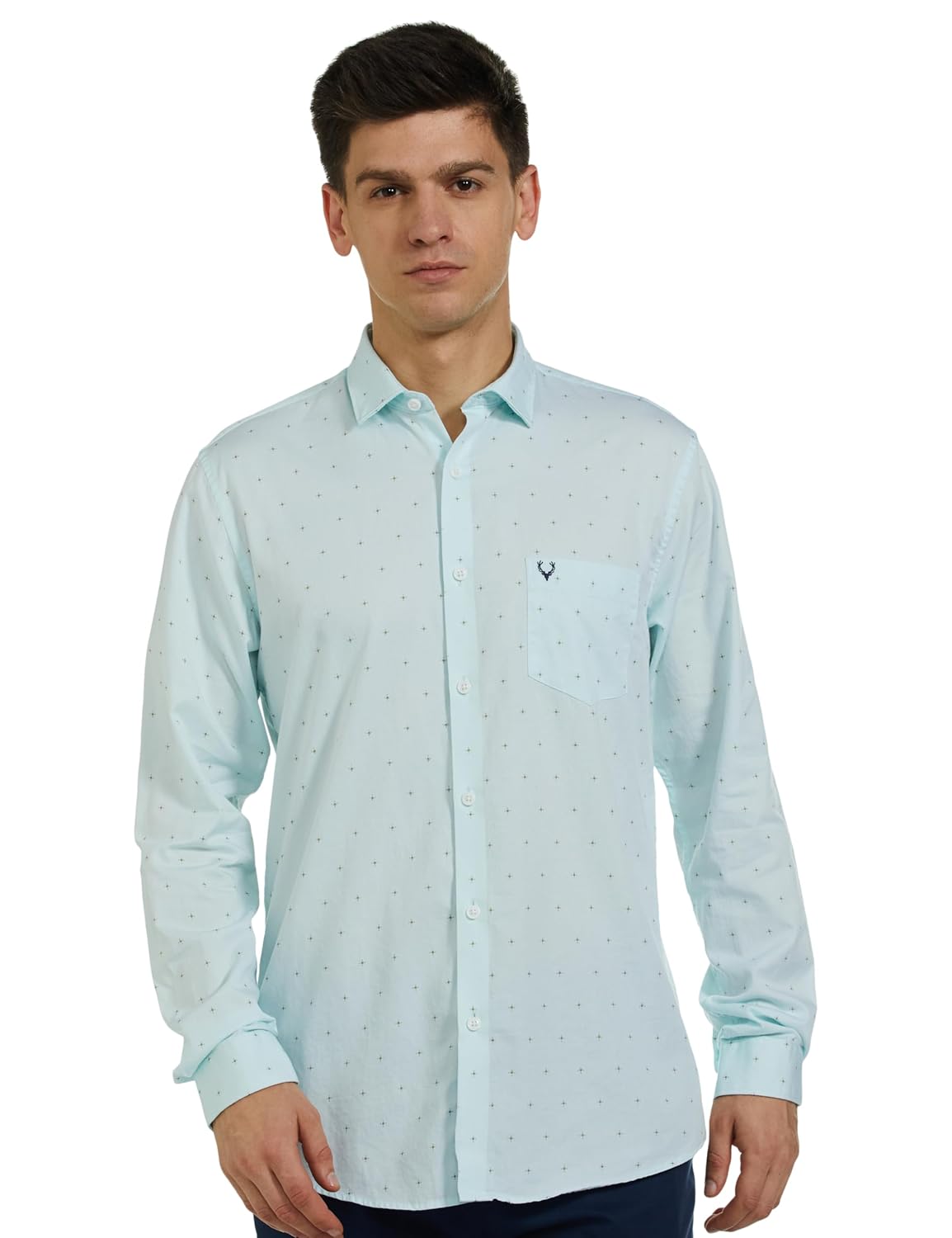 Allen Solly Men Cotton Regular Fit Printed Formal Shirt