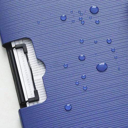 Miniatura 5 de Carpetas para bolsas de documentos cubierta para informes con clip de metal juego de 6 carpetas de plástico para archivos oficina negocios papelería