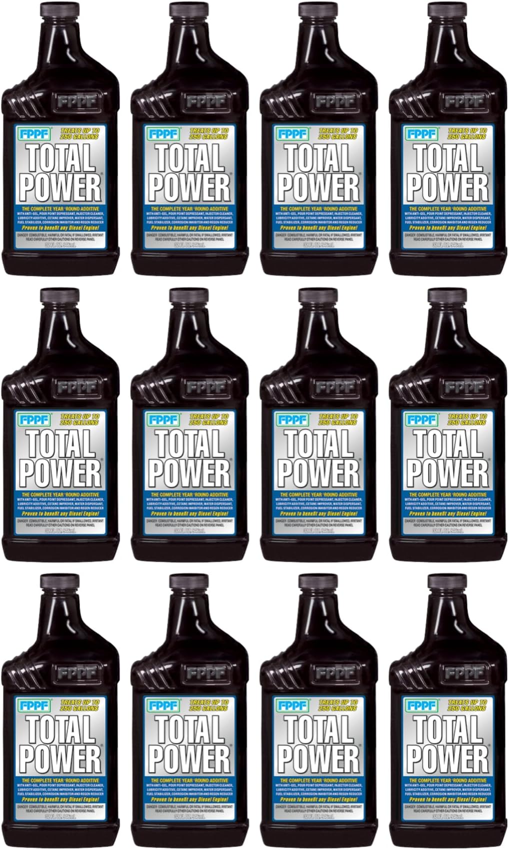 Total Power Fuel Injector Cleaner Cetane 32oz - Fuel Additive for Cold Weather Operation and Fuel Storage