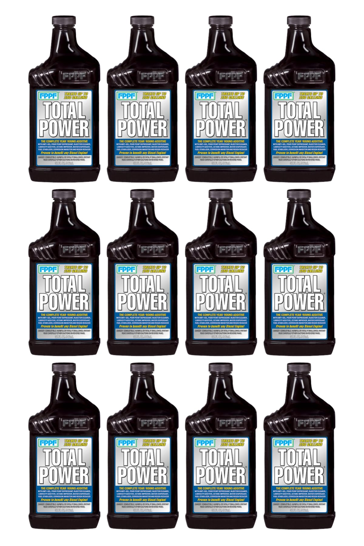 Total Power Fuel Injector Cleaner Cetane 32oz - Fuel Additive for Cold Weather Operation and Fuel Storage