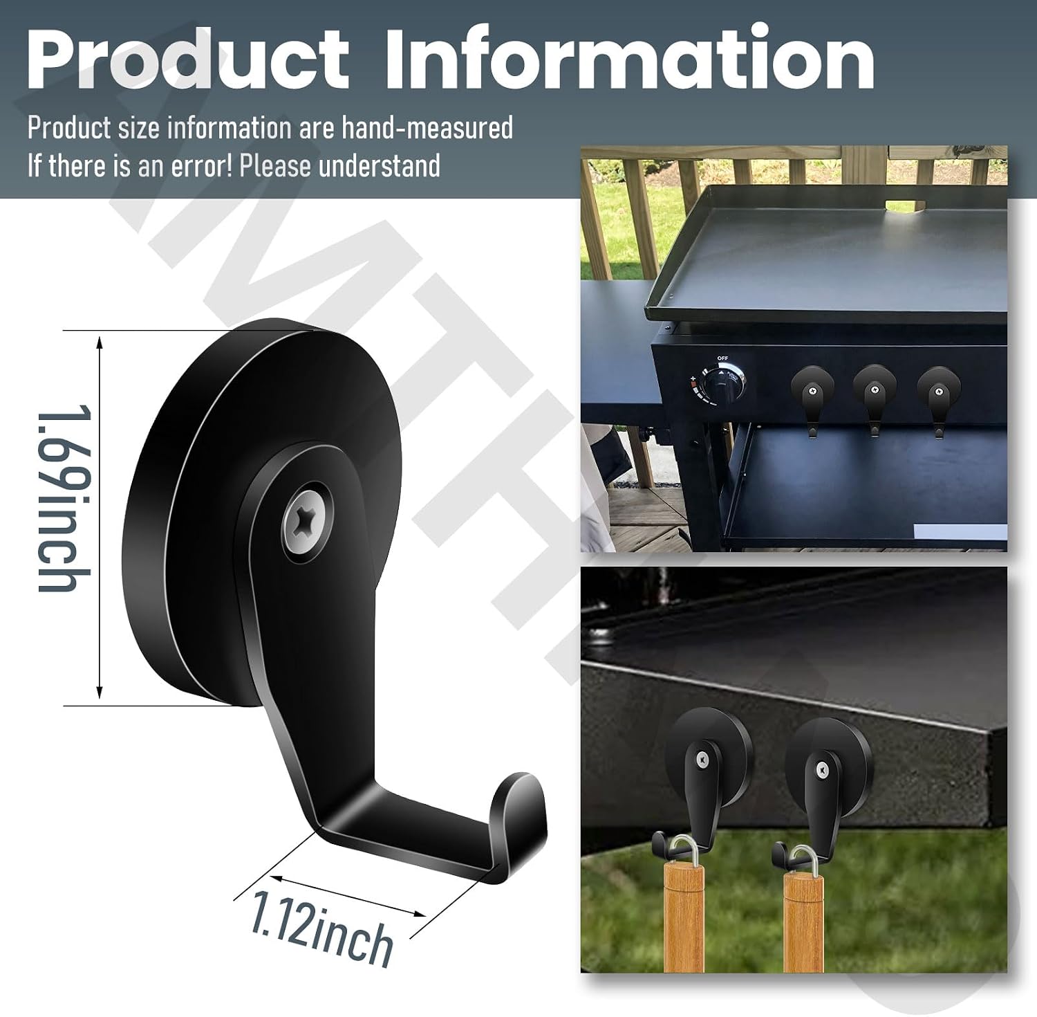 8 Pcs 1/4" Griddle Leveling Shims Kit for Bla-ckstone Griddle | Grill Levelers Outdoor for Most Grills, Easy Levelling, Keep Flat Top Grill in Level & Stable