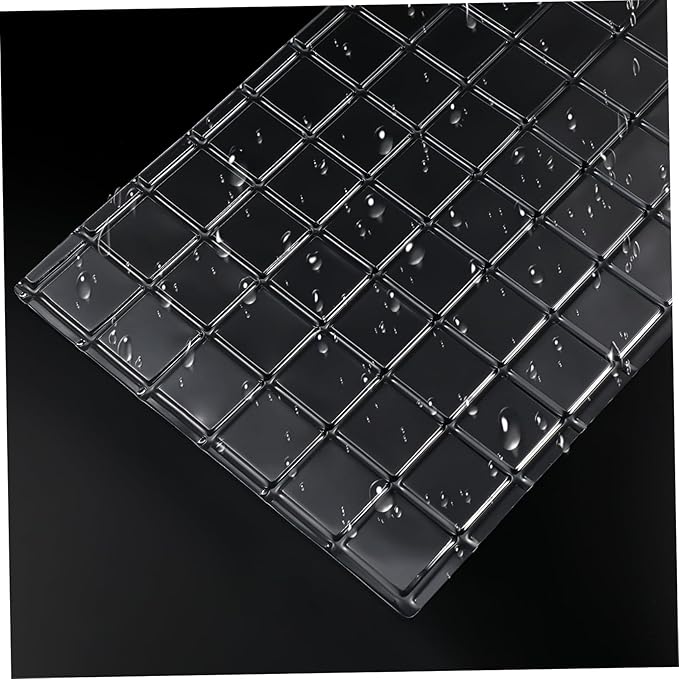 Set de 4 Moldes Transparentes para Fondant Patrón Cuadrícula UPKOCH miniatura 6