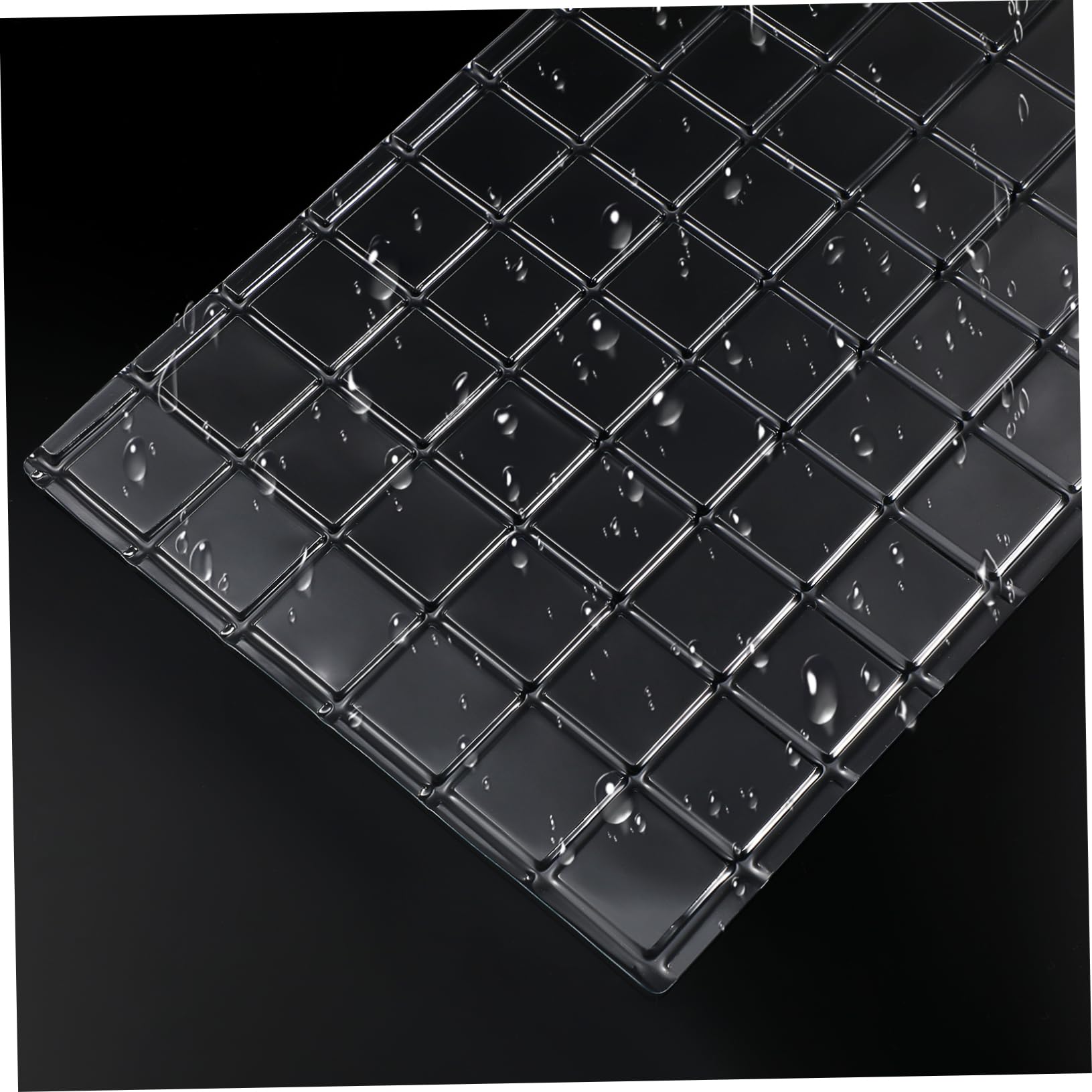 UPKOCH 4Pcs Fondant Impression Mat for Cake, Diamond Quilted Grid Texture Fondant Embosser, Transparent Plastic Fondant Mat, Fondant Tools for Cake Decorating - Image 5