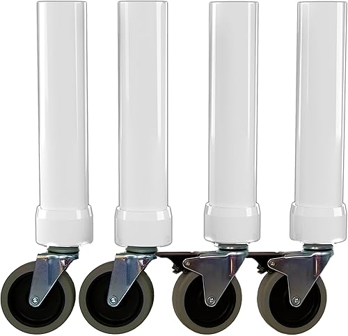 Karben RizeUp GO - Elevadores de mesa móviles para mesas plegables de patas dobladas, juego de 4