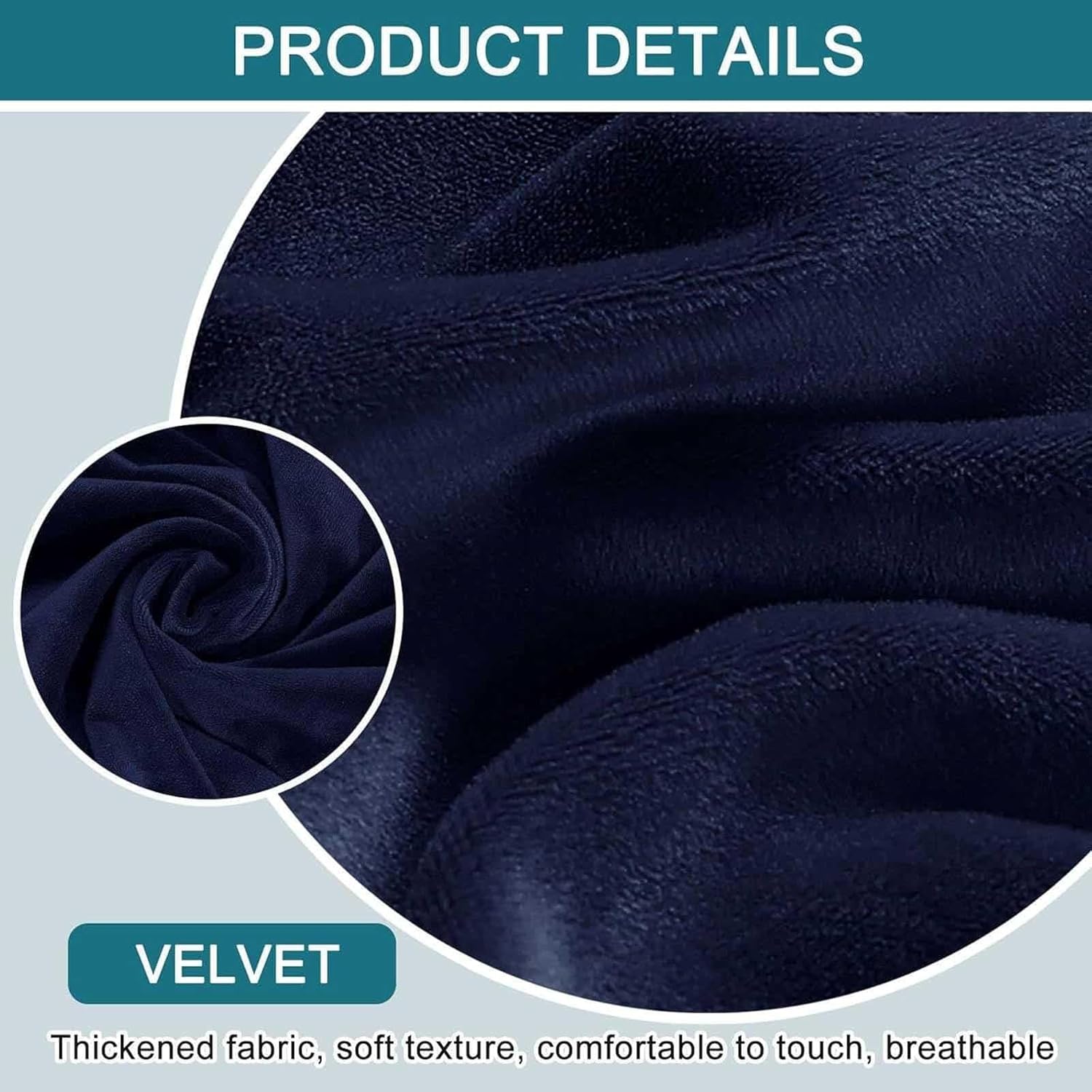 N/A Velvet Stretch Tufted Wingback Chair Cover, Removable Washable Dining Chair Covers, for Dining Room Banquet Home Decor,I,1pack